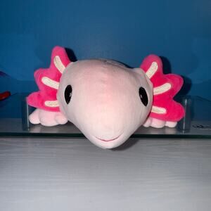 Pink Axolotl Plush Snugglies by Fiesta Toys 10.5” Kawaii EUC